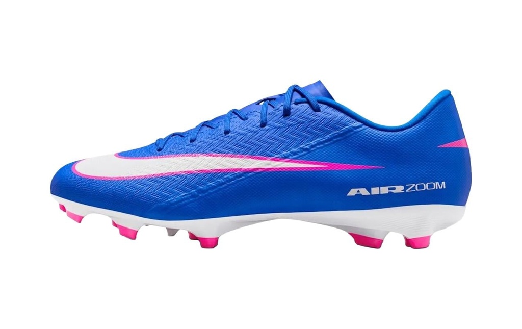 NIKE Chaussures de football ZM Vapor 16 Academy FG/MG Bleu/Blanc, 44.5