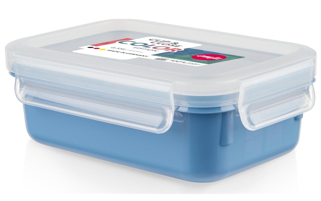 Emsa Récipients à provisions Clip & Close 0.55 l, Bleu