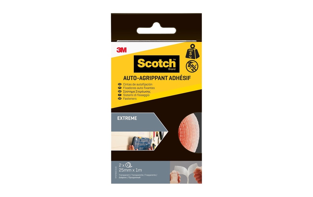 SCOTCH Syst.assemblage 25dual lock tr (2 pces)
