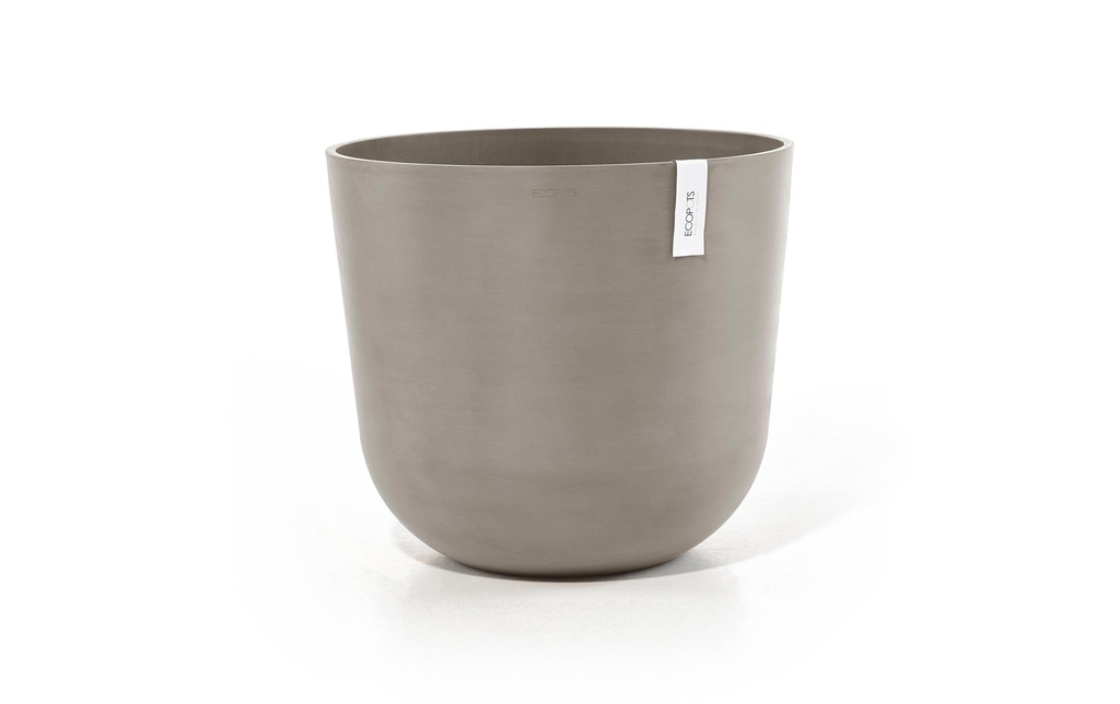 Ecopots Pot à fleur Oslo 55, French Taupe