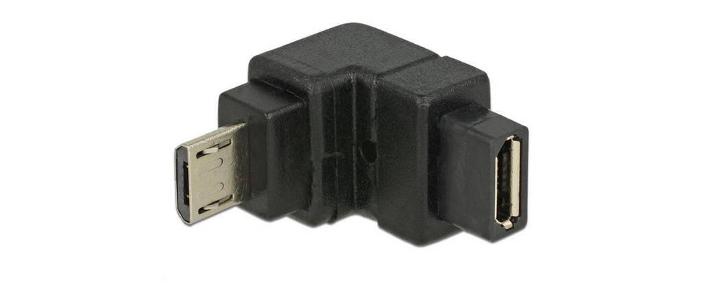 Delock Adaptateur USB 2.0 Connecteur micro USB B - Prise micro USB B