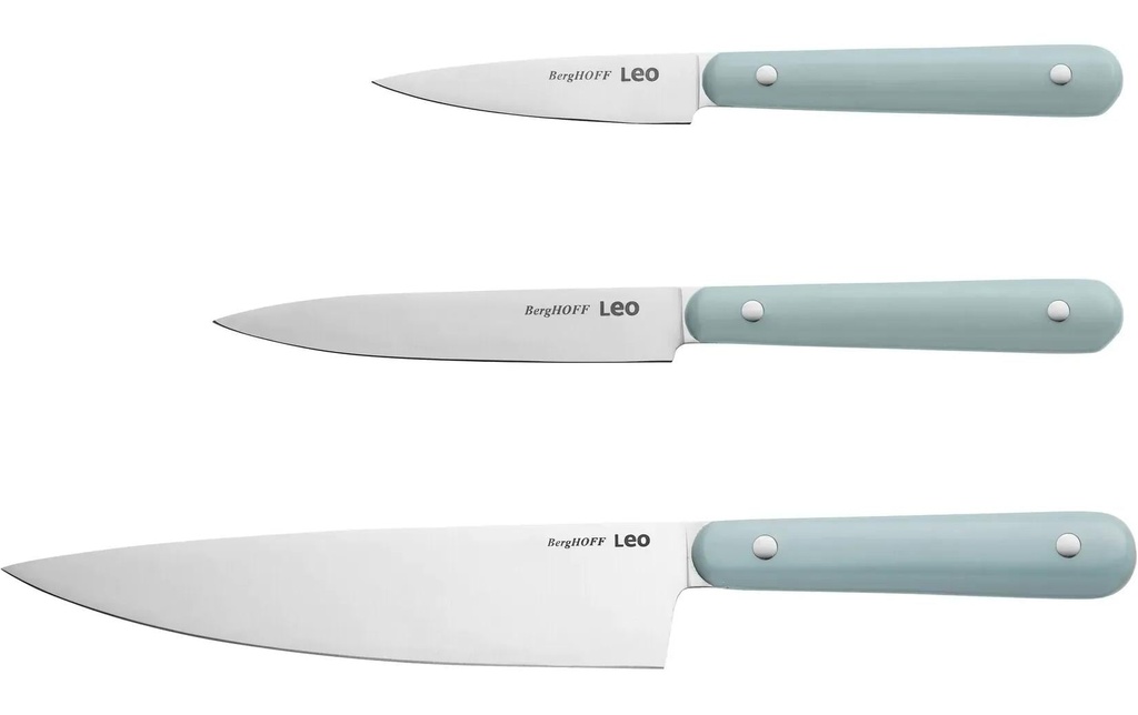 BergHOFF Jeux de couteaux Leo Glints Slate 3 pièces