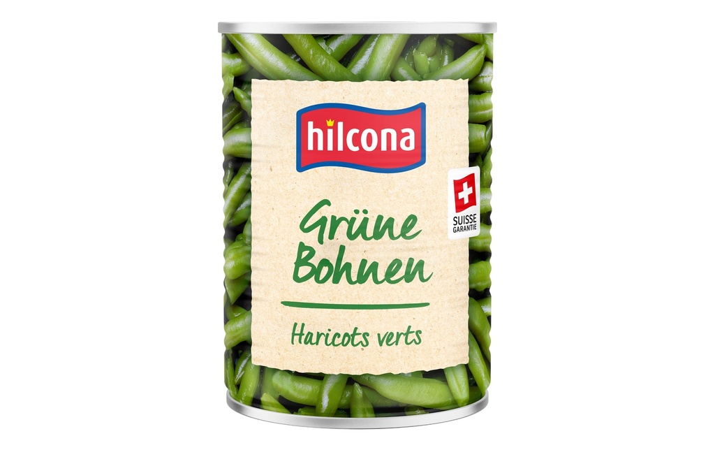 Hilcona Boîte Haricots verts 850 g