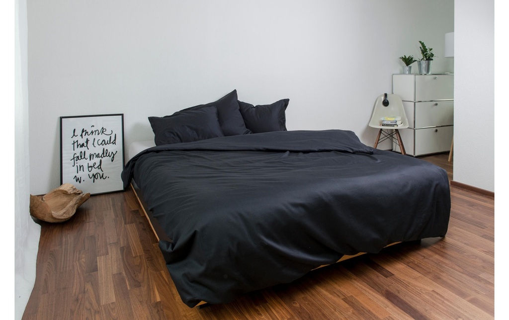 Nobilium Housse de duvet Oni 240 x 240 cm, Anthracite