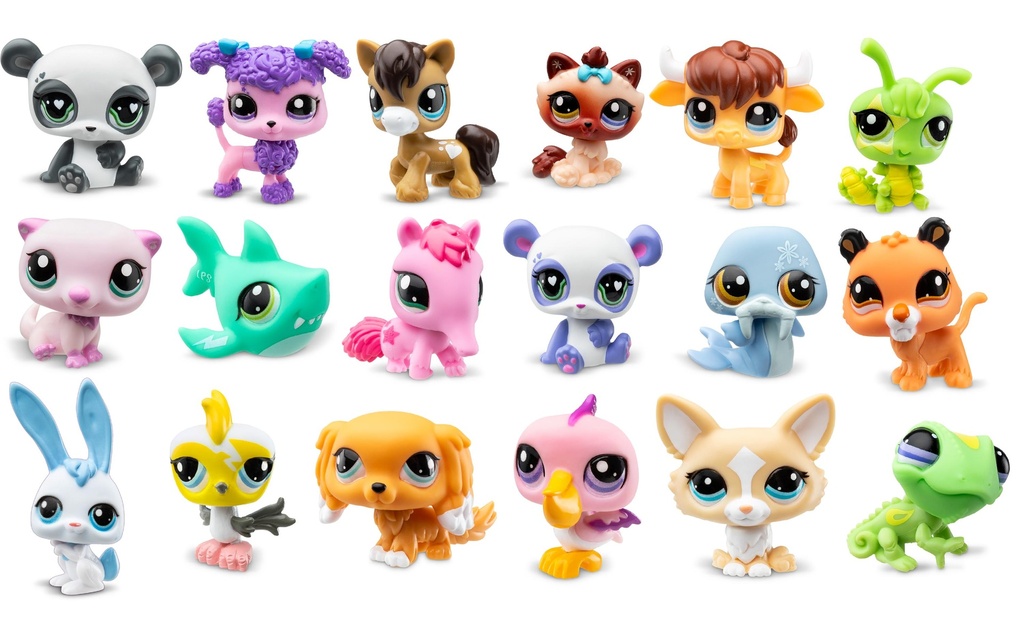 BANDAI Ensemble de pions Littlest Pet Shop – Single Pet assortis