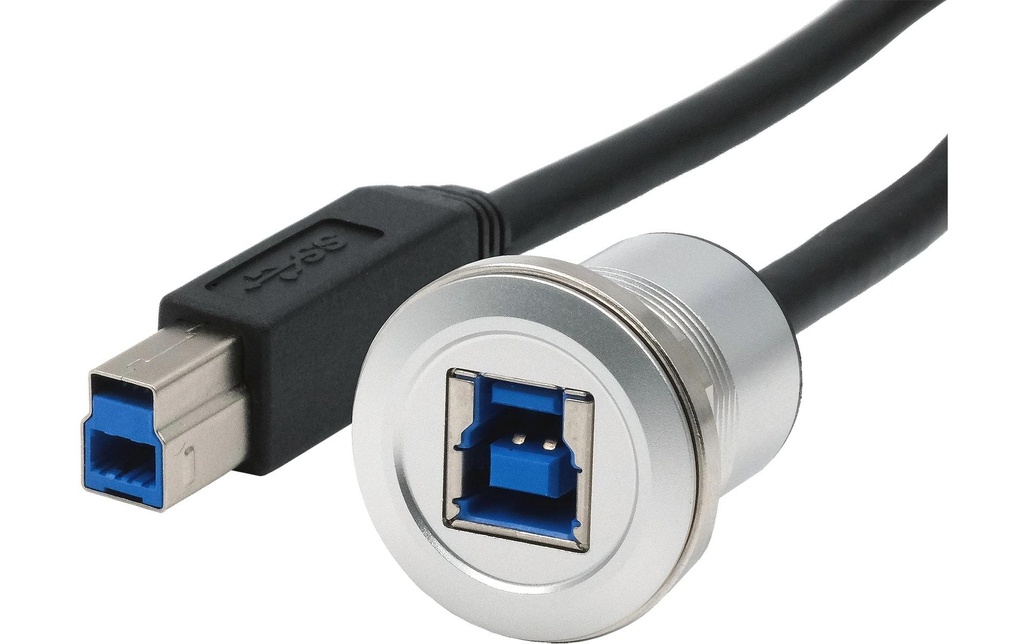 Exsys Adaptateur USB 3.1 Métal Connecteur USB B - Prise USB B