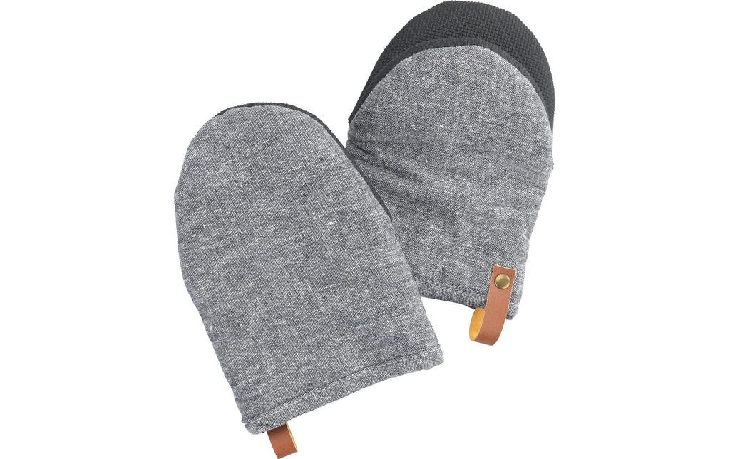 Wenko Gant pour la cuisine Ada mini Gris, 2 pièces