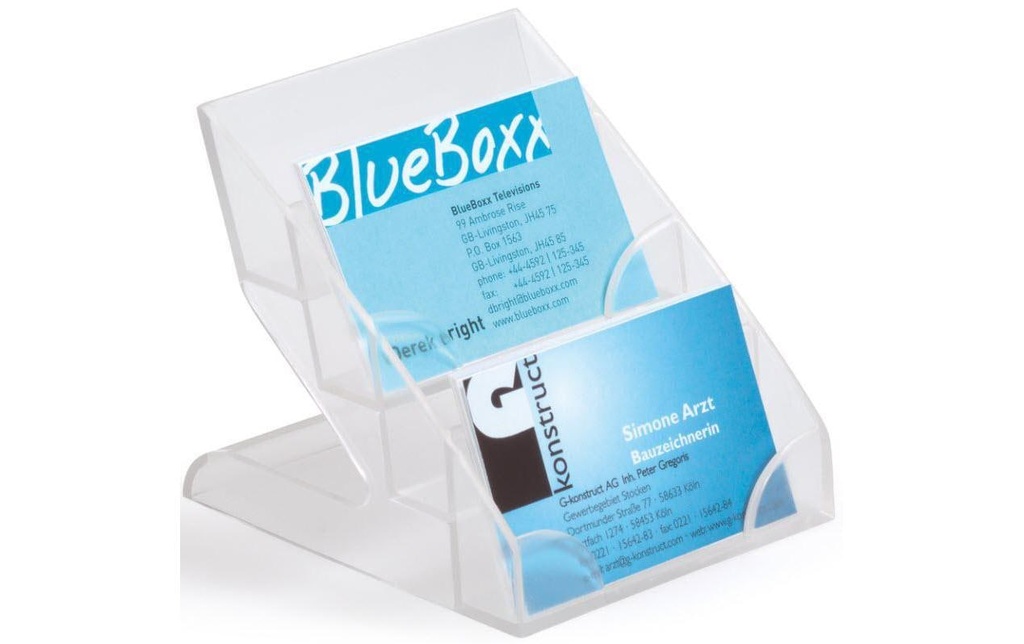 DURABLE Étui à cartes de visite Business Card Display Box
