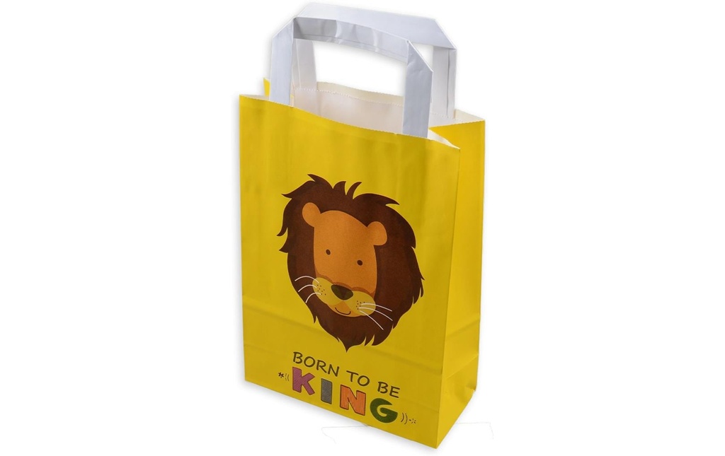 ELCO Sachet cadeau Color Animal Lion 18 x 8 x 26 cm, 50 pièces