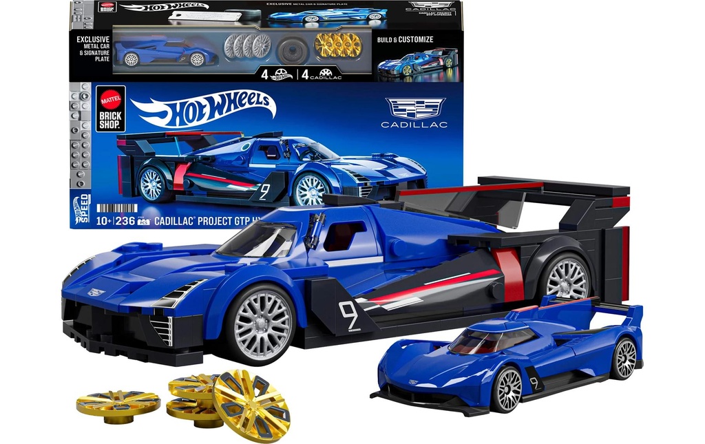 Mega Construx Hot Wheels Boutique Mattel Brick Cadillac Project GTP Hypercar