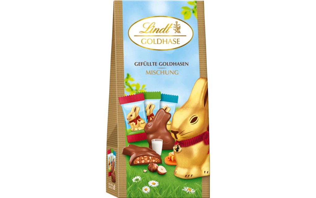 LINDT Lapin doré Flatback ass. 80g (80 pces)