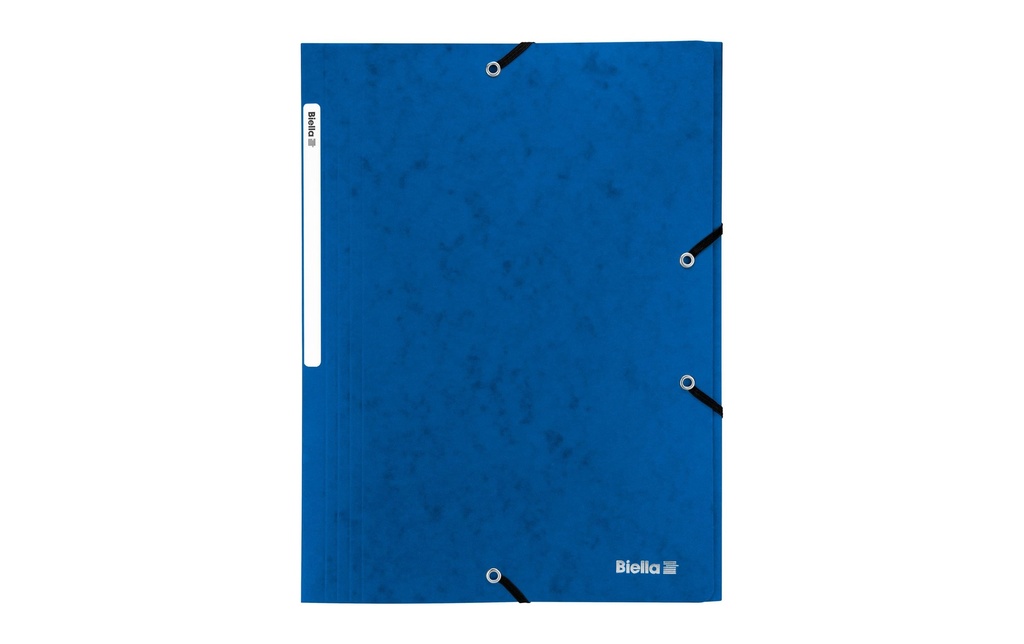 Biella Portfolio à ruban élastique A4 Bleu