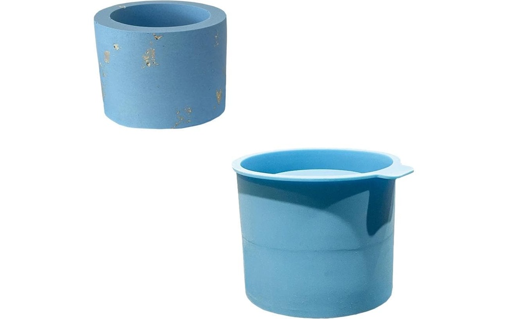 Jesmonite Moule à couler Gobelet rond, Ø 8.3 cm, bleu