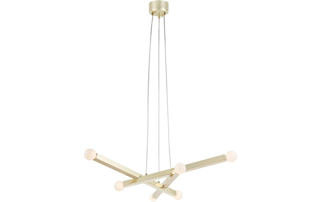 Markslöjd Lampe suspendue STACK 6 flammes laiton