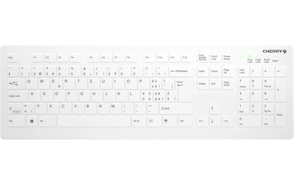 Active Key AK-C8112 Medical Keyboard Wireless avec membrane interchangeable