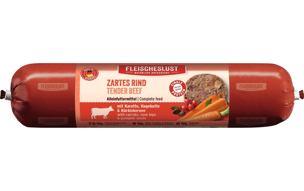 Fleischeslust Alimentation humide Classic Bœuf tendre, 400 g
