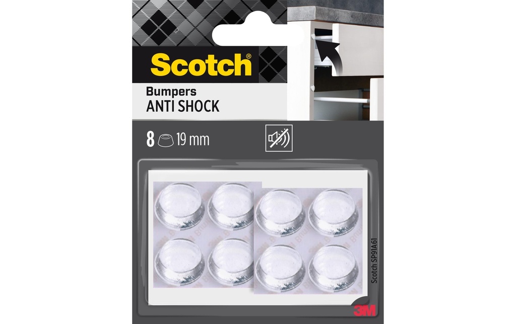 SCOTCH Tampons élastiques 19mm (8 pces)