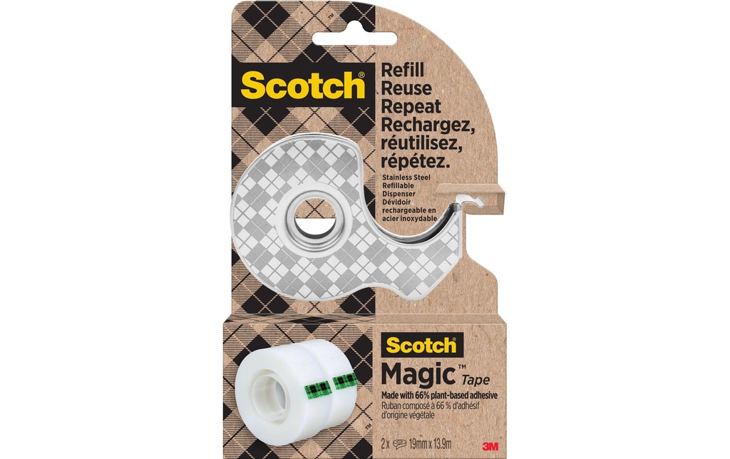 SCOTCH Magic Tape Recyc. Steinless