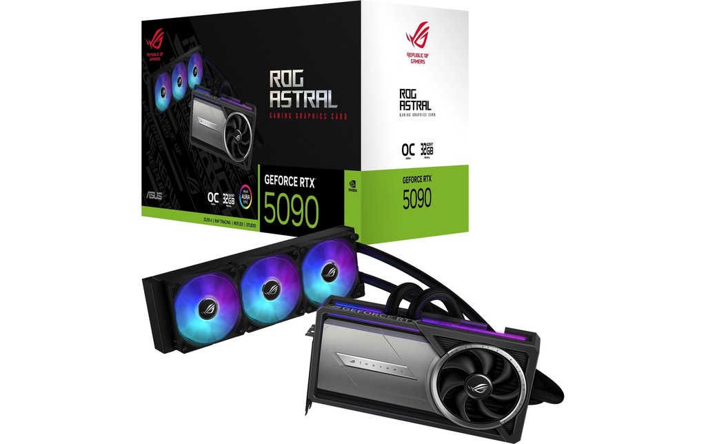 ASUS ROG Carte graphique ROG Astral LC GeForce RTX 5090 OC Edition 32 Go