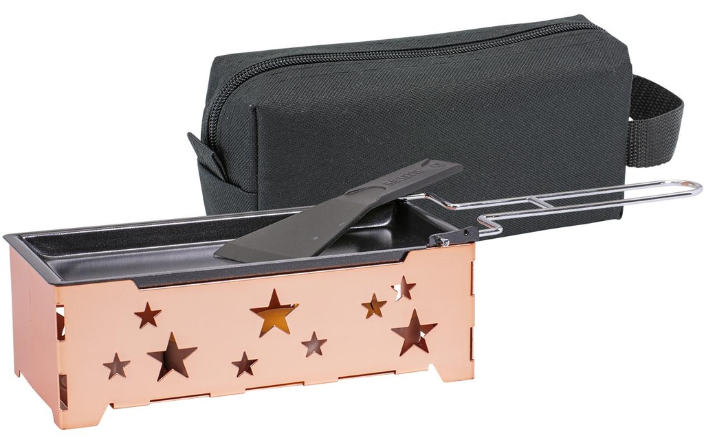 Kadastar Raclette à bougie chauffe-plat Rose Star Or rose