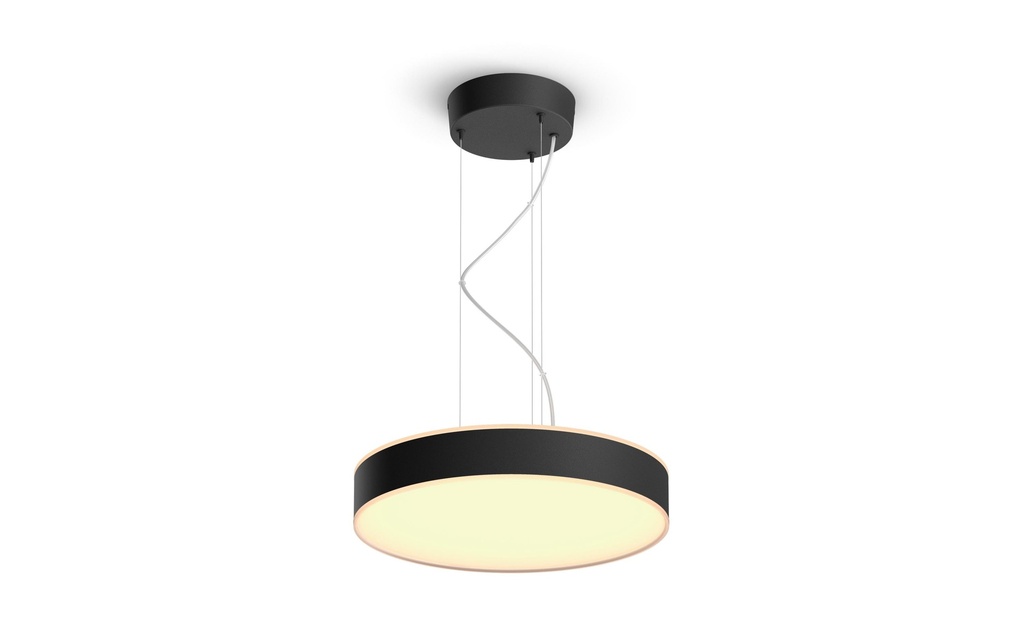 Philips Hue White Amb. Enrave suspension noir 3300 lm + variateur d'intensité