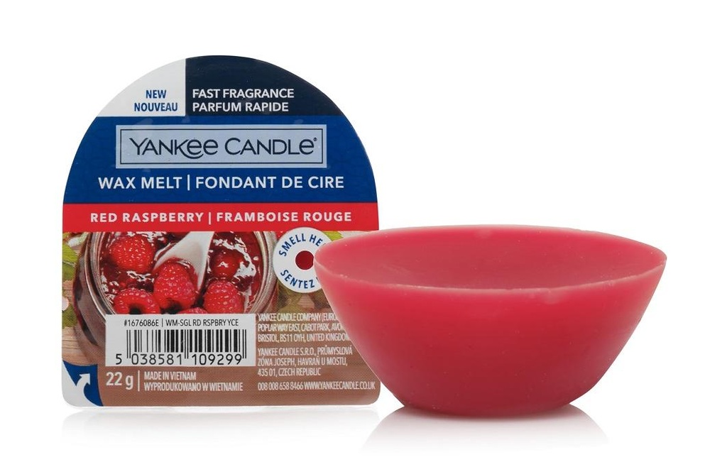 Yankee Candle Plaquettes de cire parfumées Red Raspberry