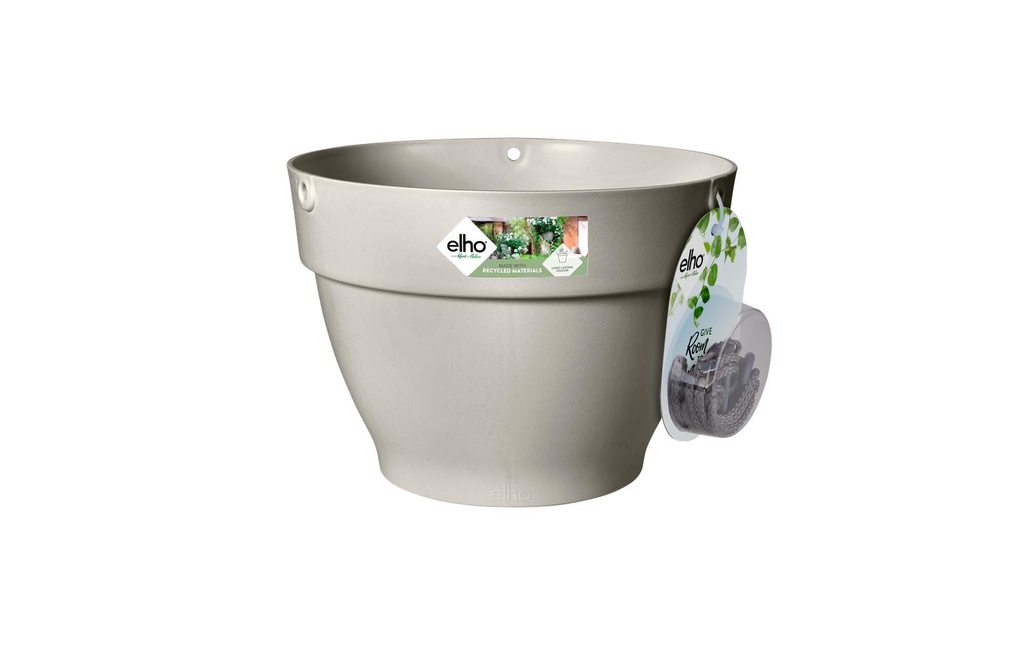 Elho Pot à fleur Vibia Campana Lampe à suspendre 26 cm Blanc