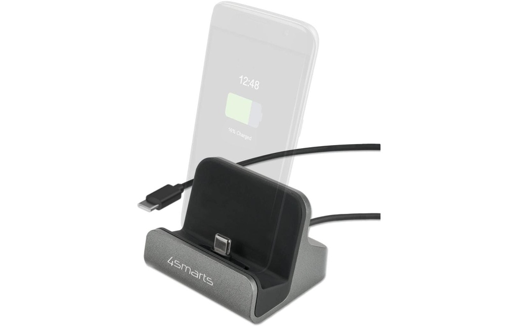 4smarts Station de recharge VoltDock USB-C 60 W Gris