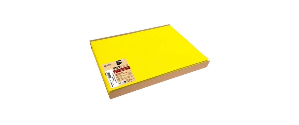 PRO nappe Set de table 100 pièces 30 cm x 40 cm, Jaune
