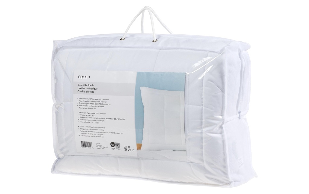 COCON Oreiller classique Synthétique 65 x 100 cm