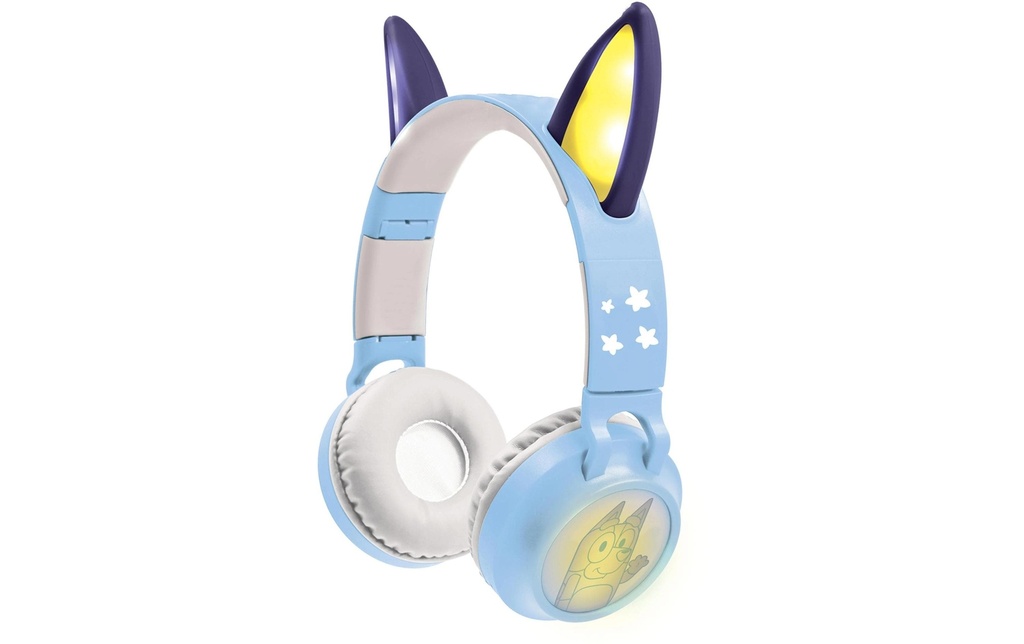 Lexibook Casque pour enfants 3D Bluey Bluetooth Bleu