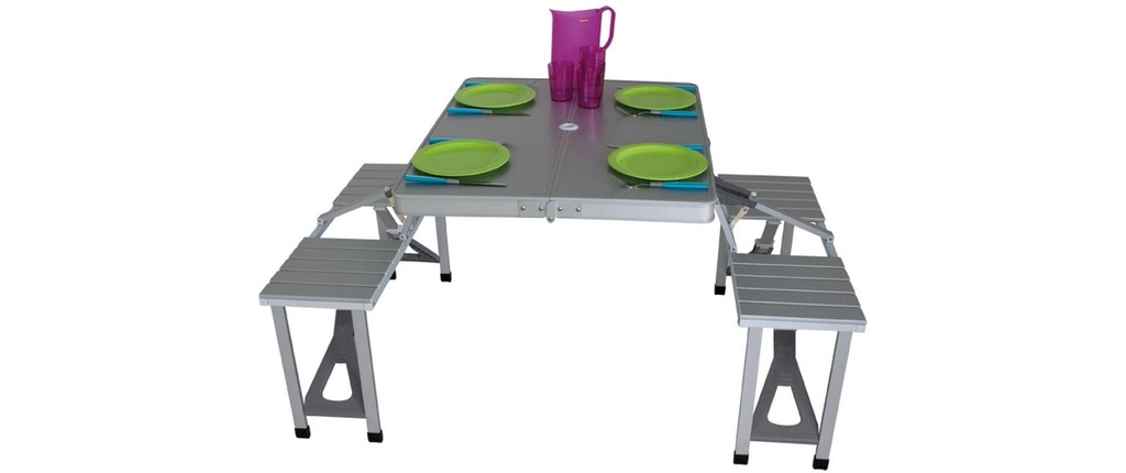 Eurotrail Salon de jardin pour camping Limoux