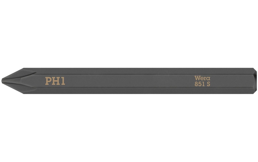 Wera Embout 851 S cruciforme Phillips PH1, 1 Pièce/s pièce(s)
