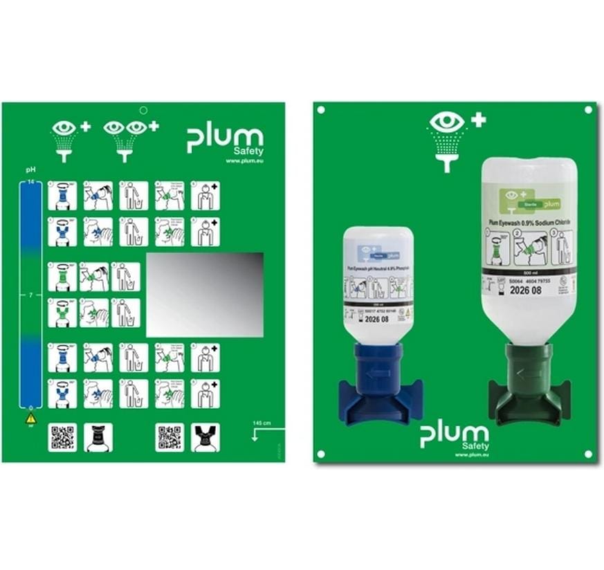 PLUM Urgences ophtalmologiques 200 ml pH Neutral, 500 ml NaCl