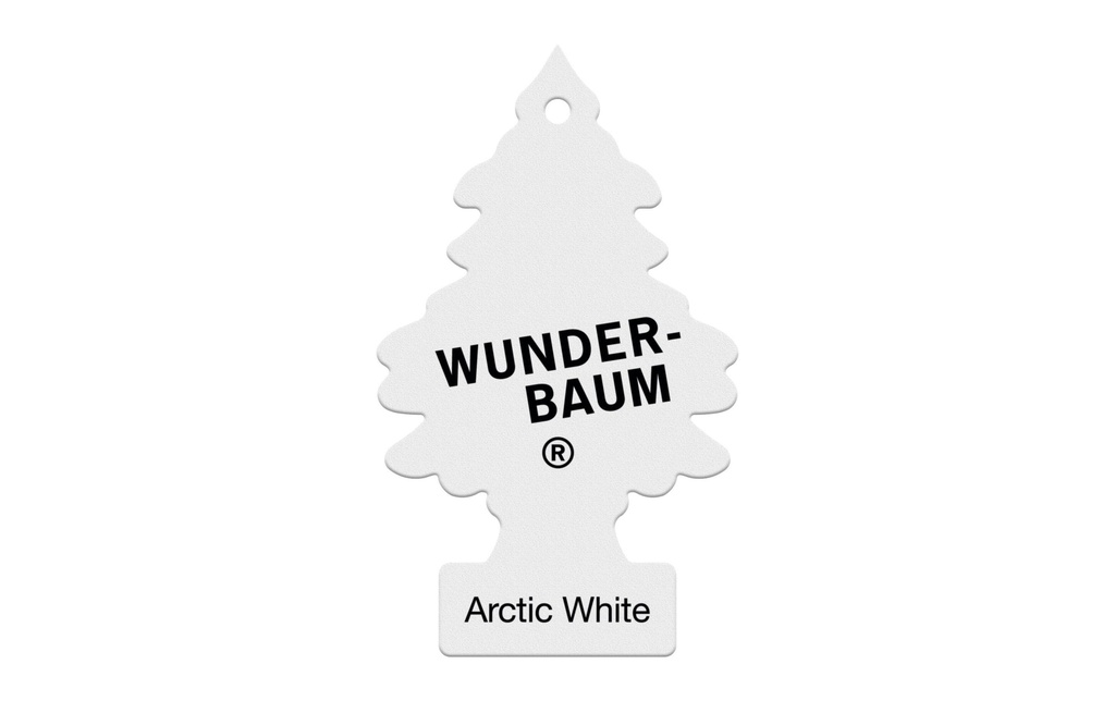 Wunderbaum Désodorisant pour voiture Blanc arctique