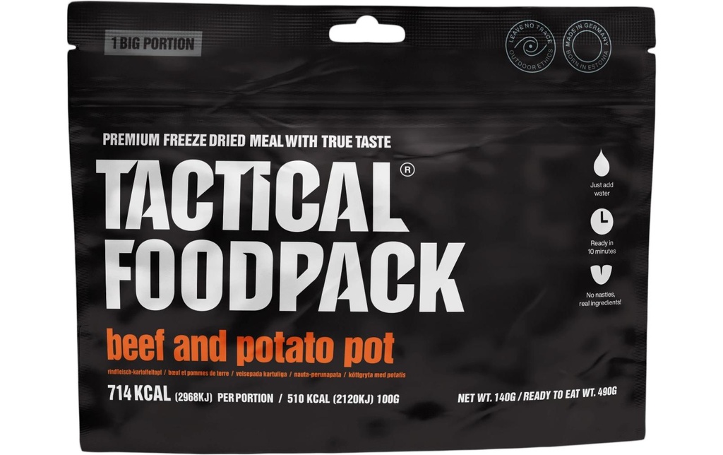 Tactical Foodpack Plat principal Potée de bœuf et de pommes de terre