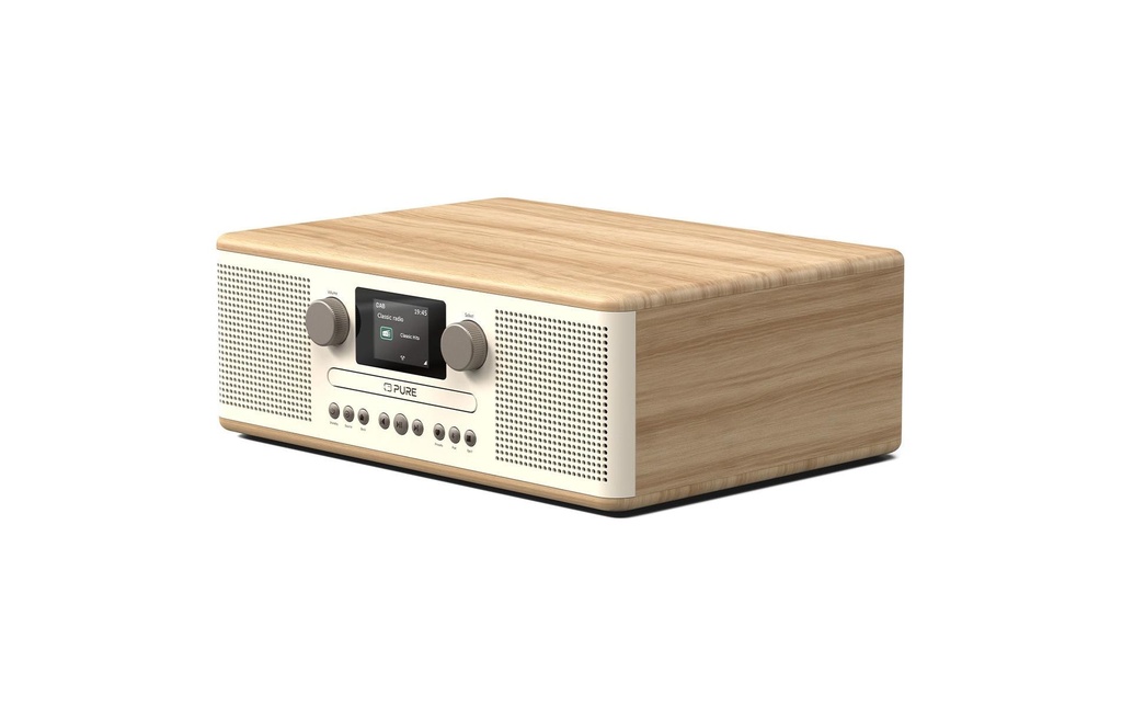 Pure Radio DAB+ Classic C-D6 Chêne/Blanc