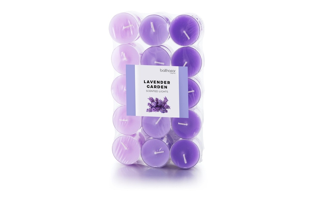 balthasar Bougie chauffe-plat Lavendel Garden 30 pièces