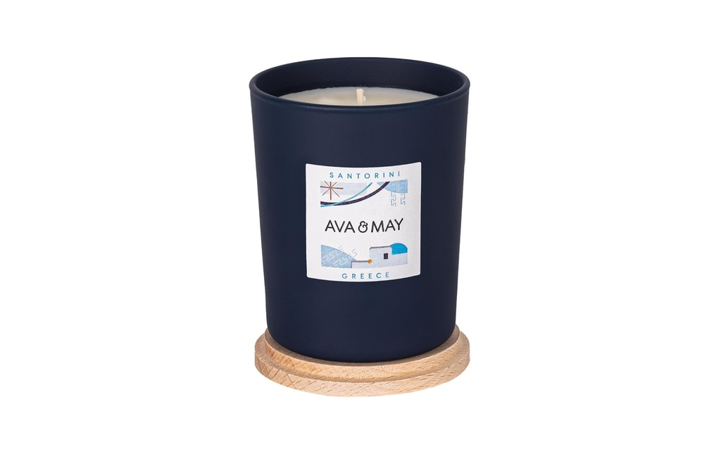 AVA & MAY Bougie parfumée Santorin 180 g