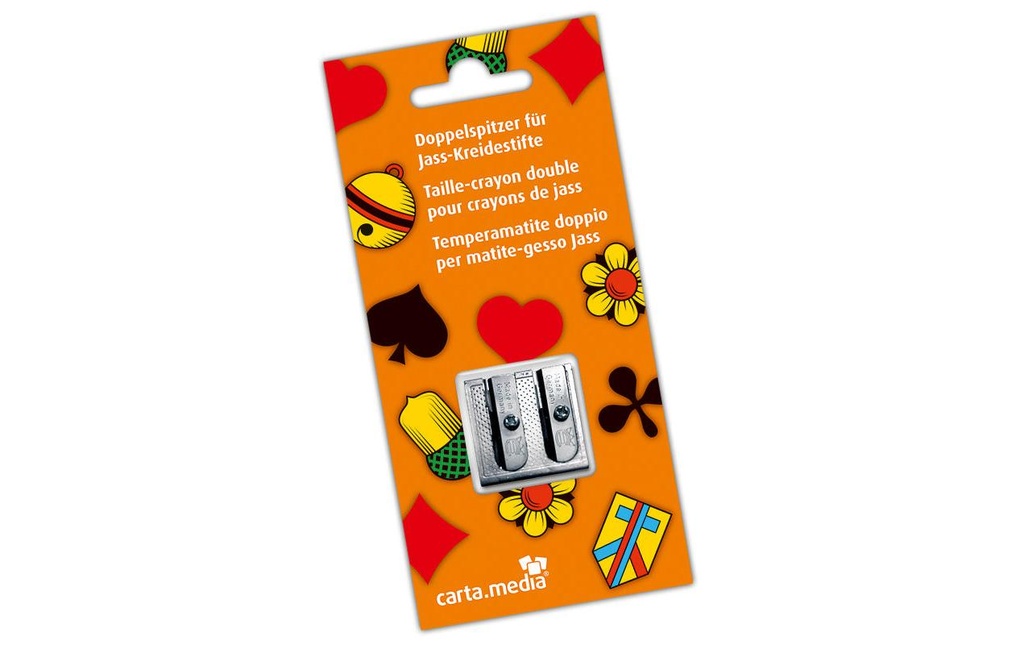 Carta.Media Papeterie Jass Crayon Taille-crayon aiguisant