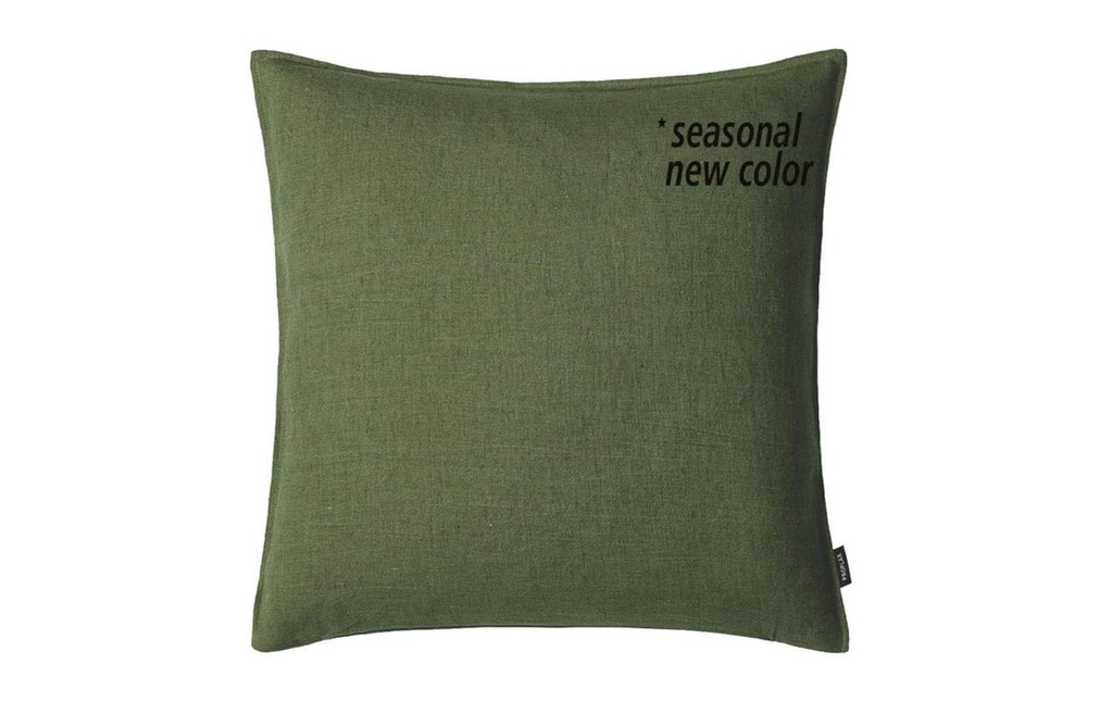 PROFLAX Housse de coussin Leinen 50 x 50 cm, Olive