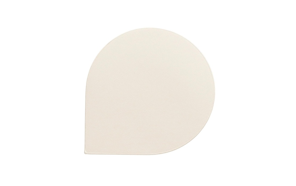 Kela Dessous de verre Edel 10 x 10 cm, blanc