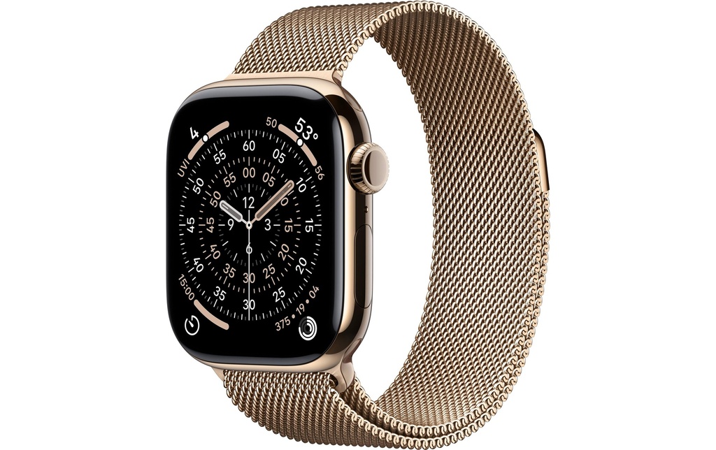 Apple Watch Series 11 42 mm LTE Gold Titanium Milanese Loop