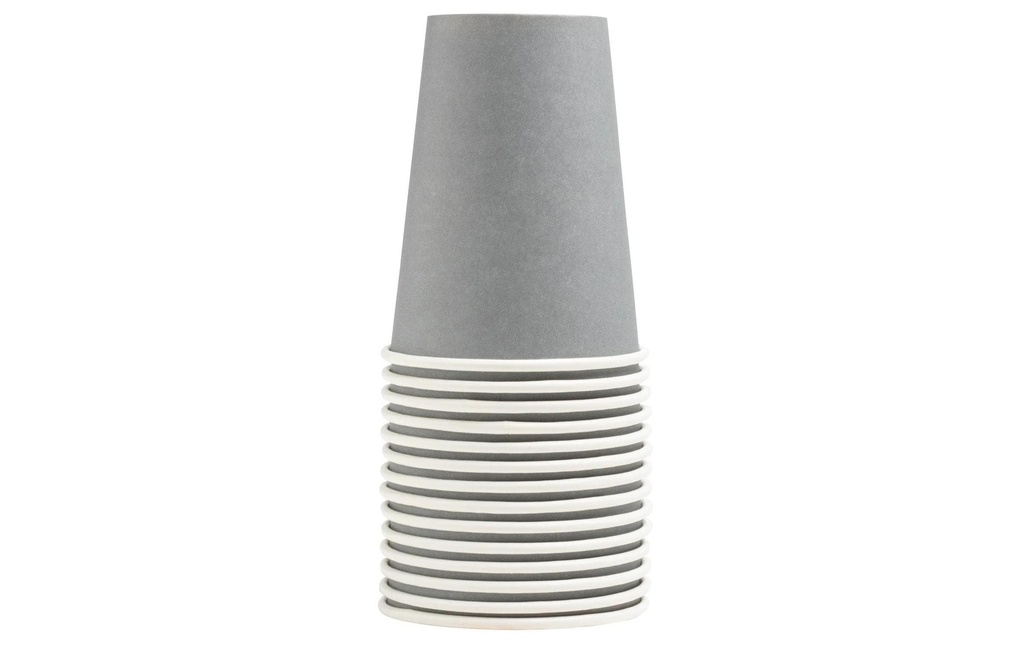 PRO nappe Gobelets jetables 2 dl, 15 Pièce/s, Gris