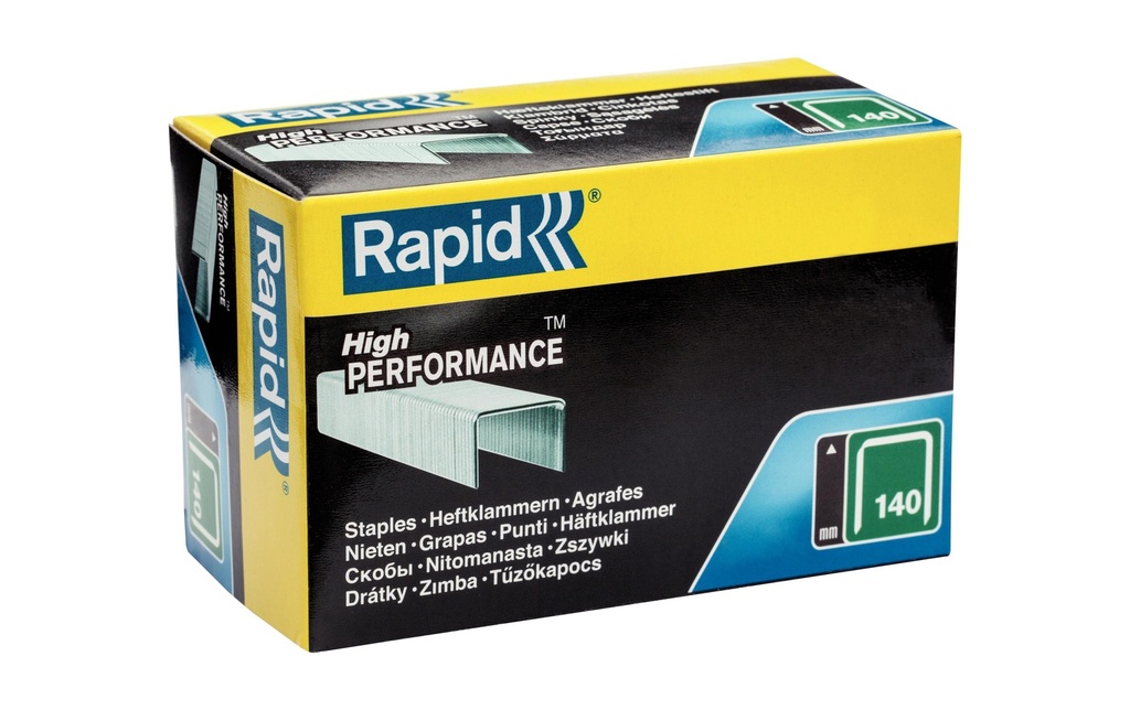 Rapid Agrafes fil fin Typ 140, 12 mm, 5000 pièces