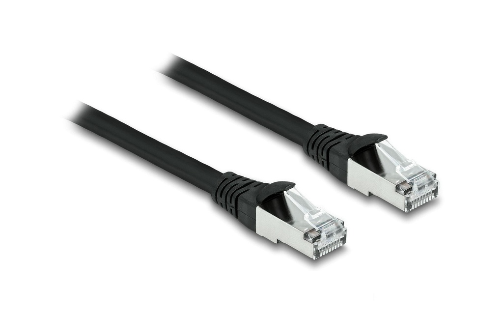 Delock Câble patch Outdoor Cat 6A, S/FTP, 3 m, Noir
