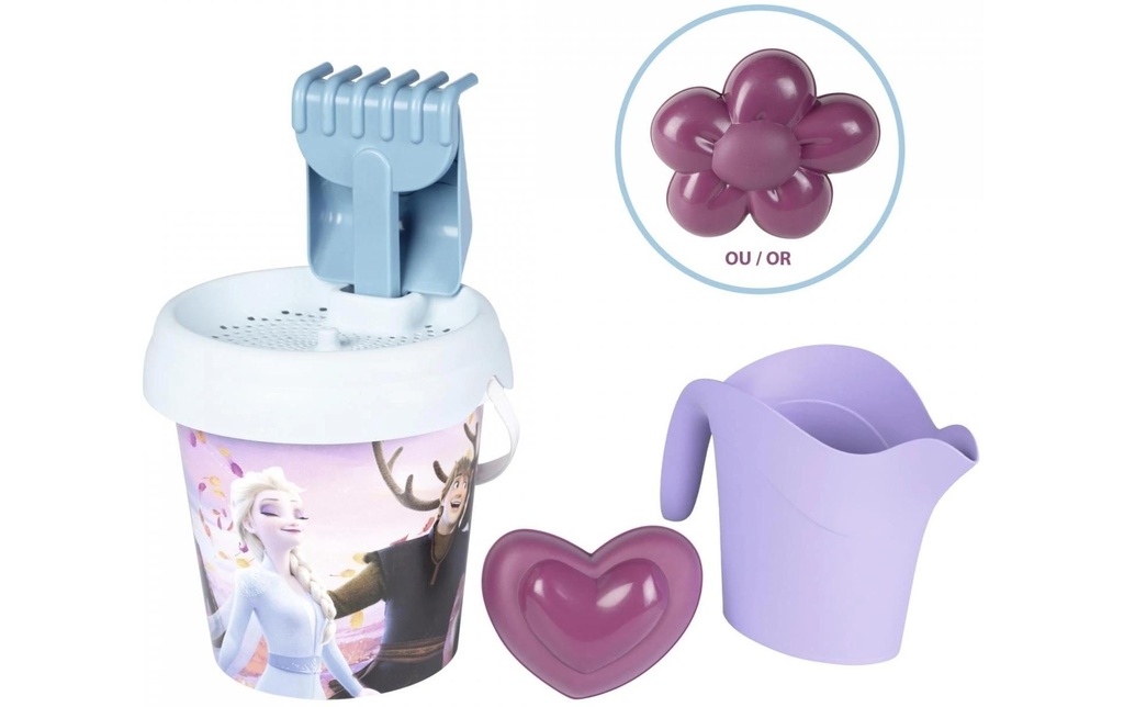 Smoby Assortiment de seaux Reine de glace 5 Pièce/s