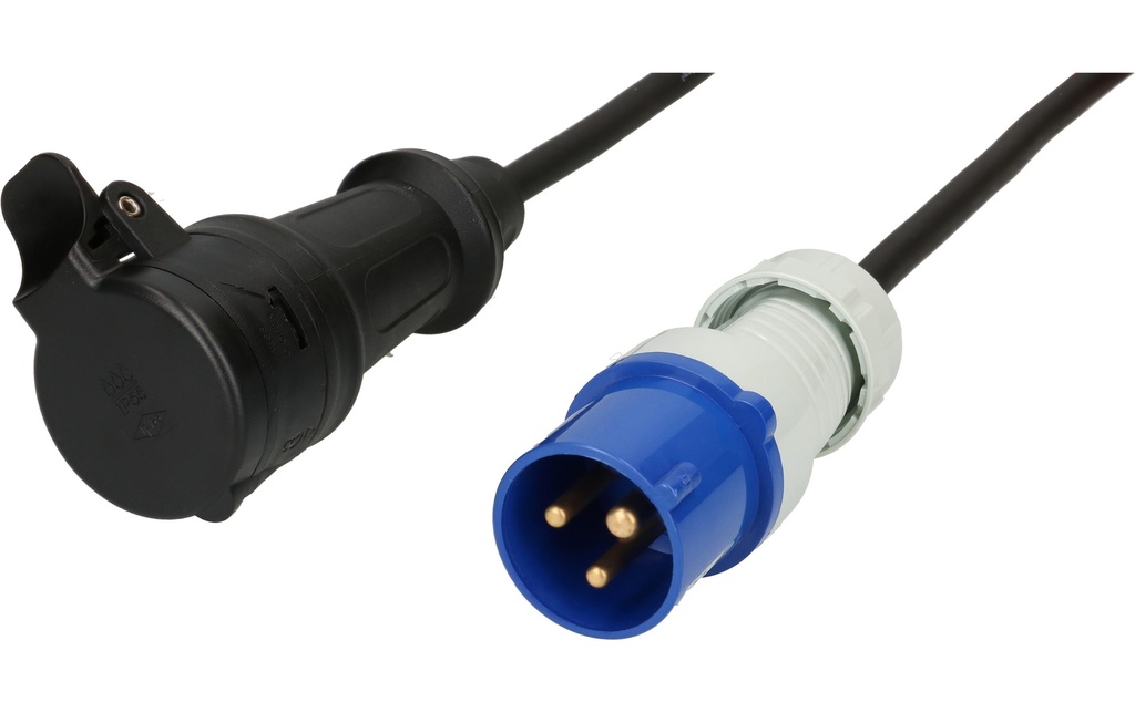 Max Hauri Câble de prolongation 1.5 m, CEE16 -3 pour type 23, 3 pôles