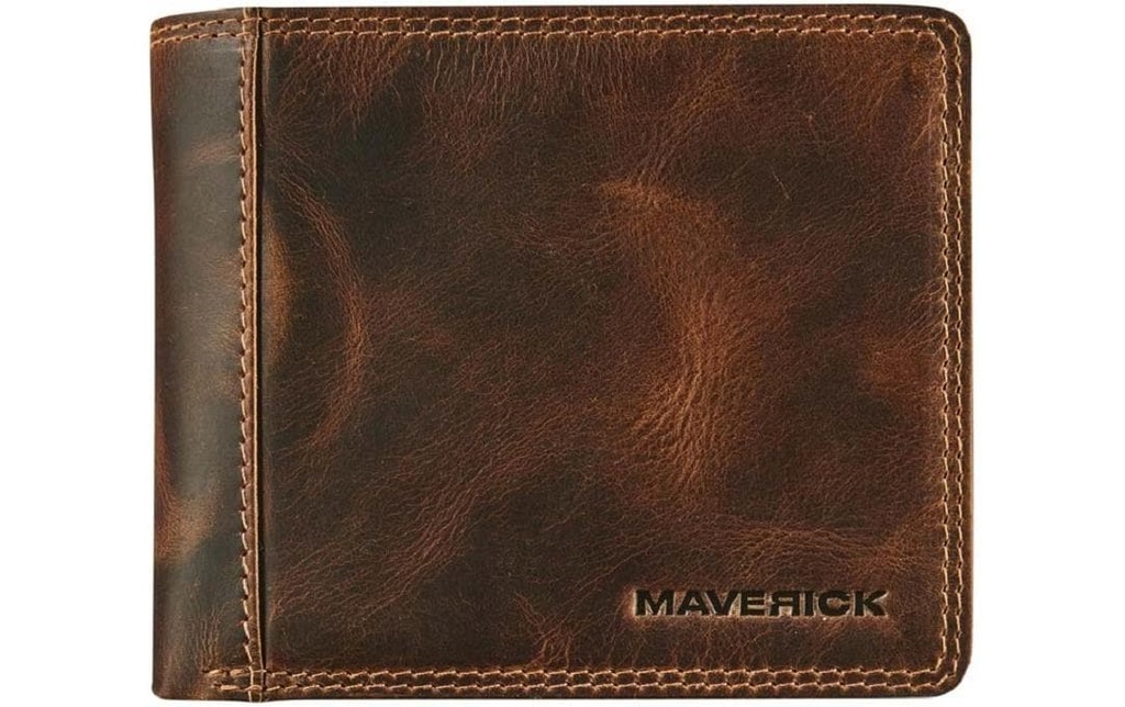 Maverick Portefeuille Original 11.5 x 9.8 cm, marron
