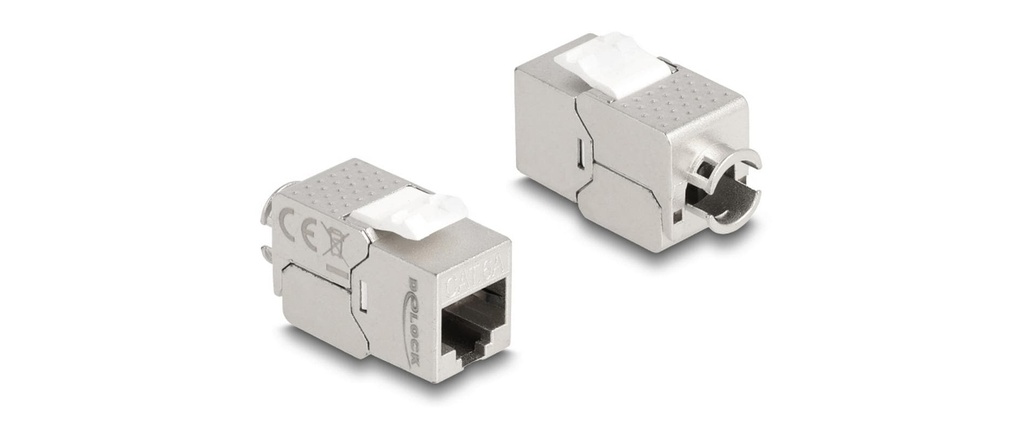 Delock Module Keystone RJ45 vers LSA Cat.6A Slim sans outil
